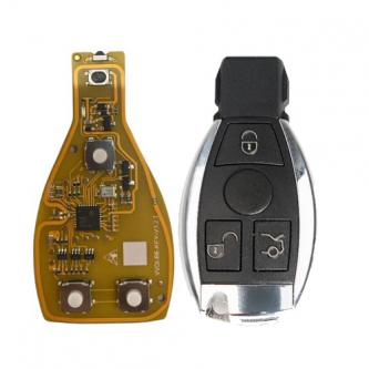 VVDI BE Pro (жълта платка) ключ за Mercedes Benz с 3 бутона 315/433 MHz