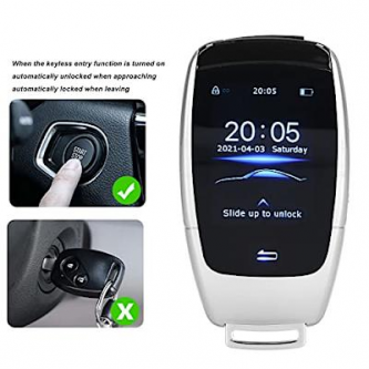 Smart LCD дистанционно за автомобили с безключово запалване (Keyless Go)