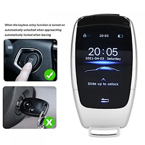 Smart LCD дистанционно за автомобили с безключово запалване (Keyless Go)