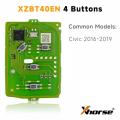 Xhorse XZBT40EN, дистанционно за Honda Civic 2016÷2019, 4 бутона