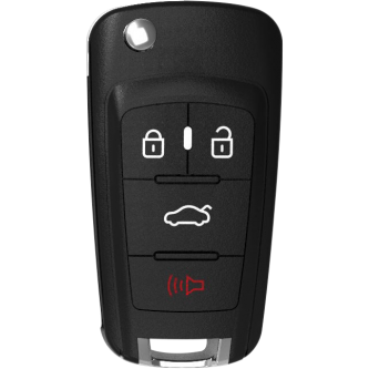 Универсално дистанционно, 4 бутона, Buick дизайн, XKBU01EN
