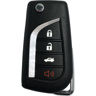 УНИВЕРСАЛНО ДИСТАНЦИОННО, 3+1 БУТОНА, ДИЗАЙН TOYOTA, XKTO10EN